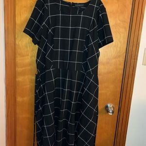 NWOT Black/White Dress